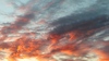 nubes naranjas