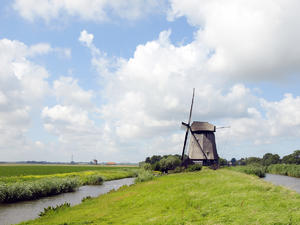 Molino de viento holandés