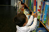 en la biblioteca