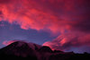 puesta de sol en el mt. más lluvioso