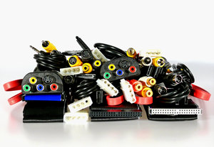 variedad de cables de computadora: 
