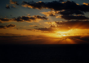 puesta de sol en el mar 2