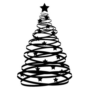 árbol de navidad abstracto