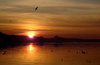 puesta de sol en Aegea