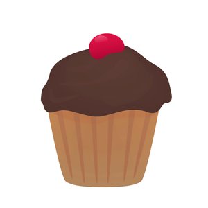 Chocolate Cupcake: 
