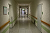 vacío corredor en un hospital