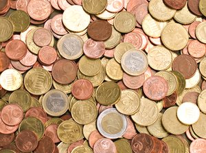 monedas en euros textura 2: 