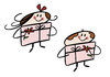 la historieta de clip-art: Niño y