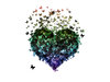 mariposas en el corazón