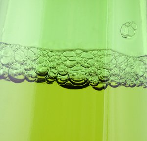 burbujas de la cerveza verde: 