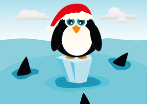 Pingüinos de Papá Noel