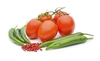 Pimienta de chile y tomate