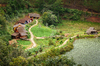 aldea tribal en plateu